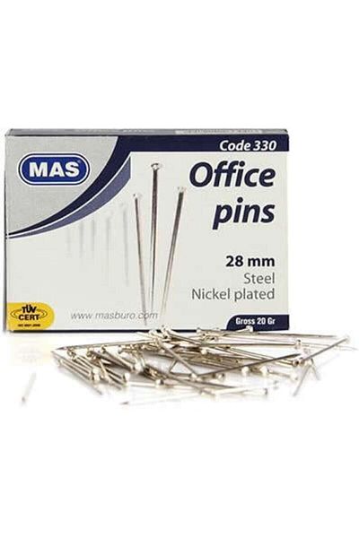 Mas 330 28 mm 20 gr Nickel Plated Bulk Needle 3 Boxes