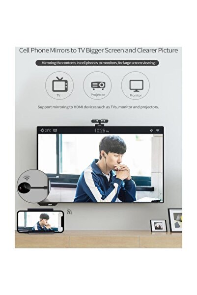 MiraScreen G7 Plus Kablosuz Hdmı Görüntü Aktarıcı 1080p