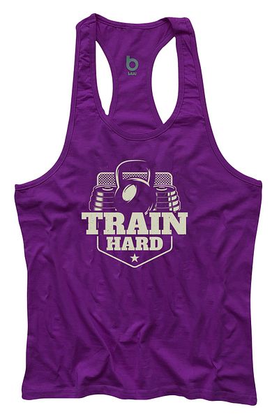 BLUU Trainhard Fitness Gym Tank Top Athlete