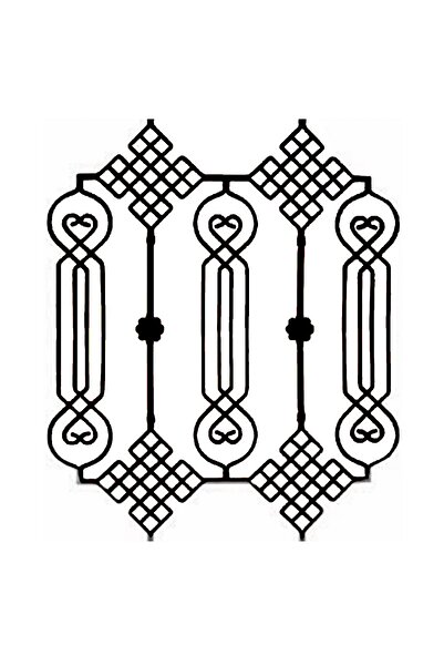 Ferbo Dekoratif Amaçlı Balkon / Kapı / Merdiven Korkuluk-küpeşte Modeli