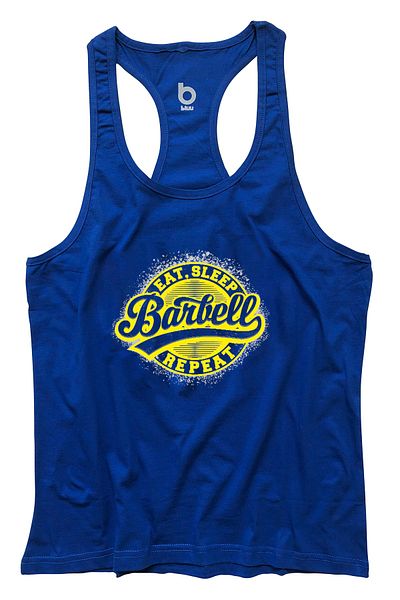 BLUU Barbell Fitness Gym Tank Top Αθλητής