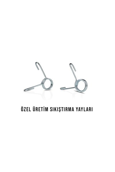 ECG Spor 2 Adet 40 Cm Dambıl Barı+ 4 Adet Çelik Sıkıştırma Yayı