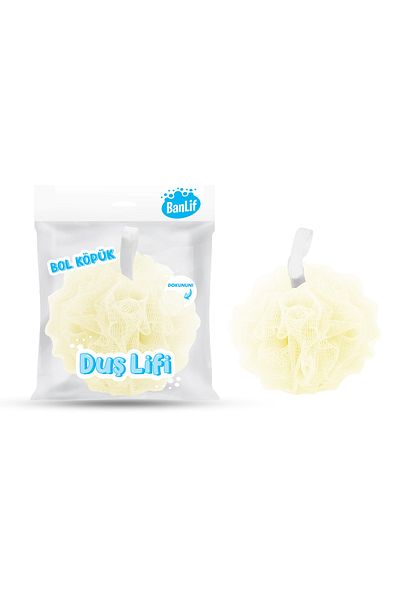 Vlamor Banlif Pompom Bath Loofah 30gr Yellow