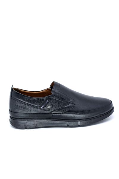 TRENDYSHOES Ανδρικά παπούτσια Comfort από φυσικό δέρμα Trendyshose 627 από καουτσούκ με αντιολισθητική σόλα