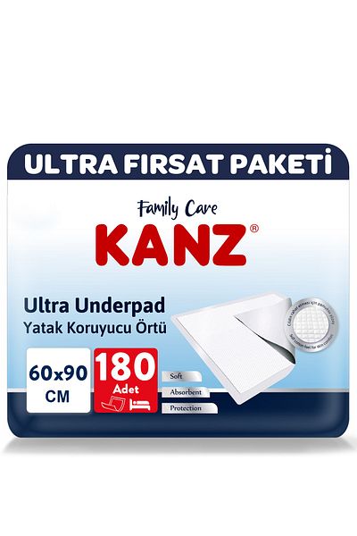 Kanz Patient Bed Protector Ultra Opportunity Package 60x90 180 Pieces
