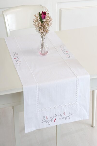 ÖDEL HOME قماش بولدان مطرز أنيق مقاس 50x130 سم