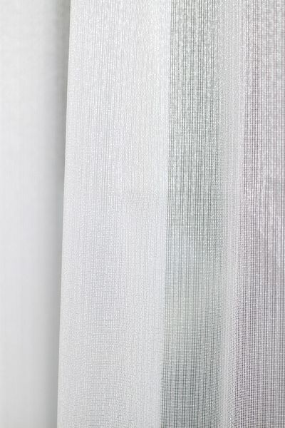 MEVVA HOME Plain Skirt Leaded Tulle Curtain (1x2 Sparse Pleated)