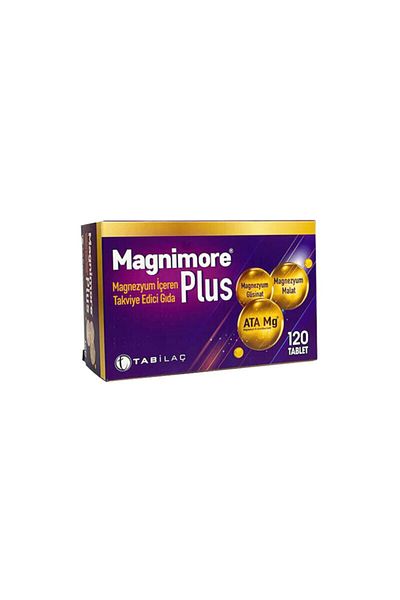Magnimore Economic PackaGe - Tab MaGnesium ContaininG and SupplementinG Food 120 Tablets