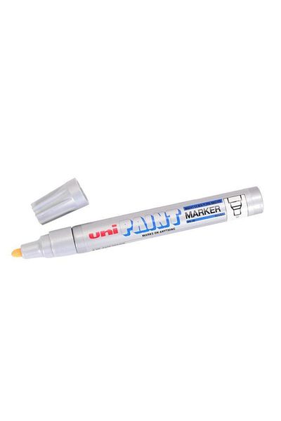 Uni Px-20 Paint Marker 2.2-2.8mm Round Tip Painting Marker Silver