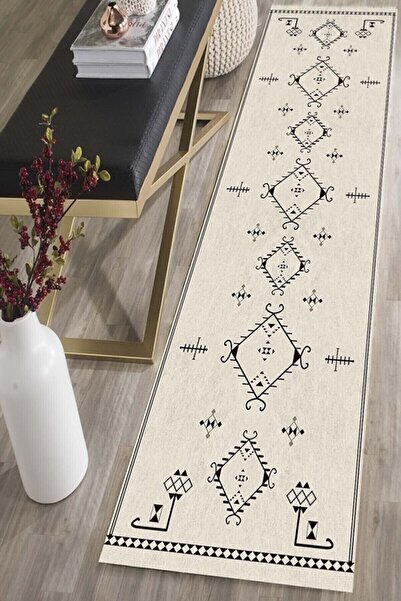 Arrosa Home Krem Zeminli Iskandinav Desenli Yolluk Ve Halı