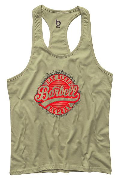 BLUU Barbell Fitness Gym Tank Top Αθλητής