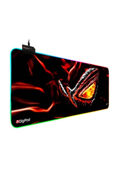 Digipod لوحة ماوس ألعاب RGB RGB قاعدة ماوس ألعاب RGB غير قابلة للانزلاق بسمك 70 × 30 4 مم