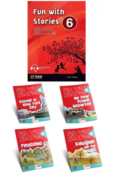 Team Elt Publishing 6. Sınıf Ingilizce Hikaye Kitabı Seti (4kitap) Fun With S...