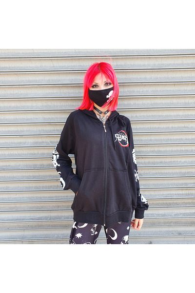 Köstebek Φούτερ με κουκούλα Demon Slayer Tanjiro UNISEX