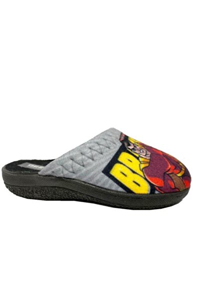 GEZER 13814 Temal Kumaş Erkek Çocuk Halı Terlik 24-29