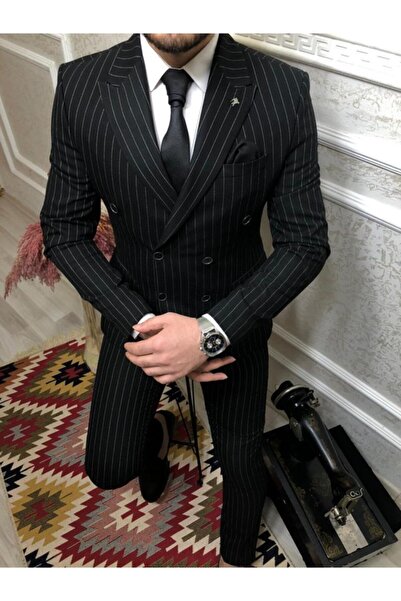 Tempee Kruvaze Slim Fit Takım Elbise