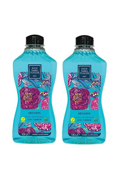 Eyüp Sabri Tuncer Natural Olive Oil Liquid Soap Ocean 1500 ml x 2