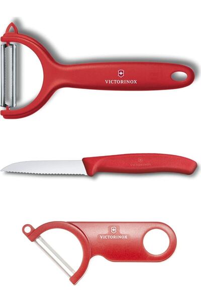 Victorinox Vıctorınox Kırmızı Bıçak Ve Soyucak Set