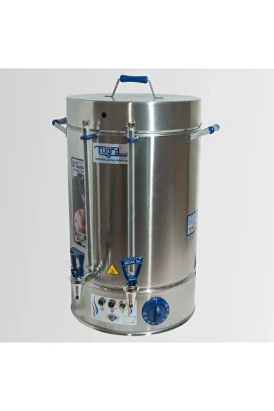 Tuğra Electric Samovar 160 Cup 16 Liter Tea Machine Vending Machine Tea Maker Chrome