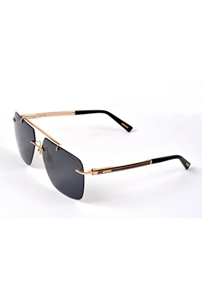 Chopard Erkek Güneş Gözlüğü Gold Metal Köprülü Polarize Lens Uv400 Cp55300p64