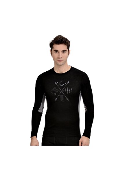 Woolnat Zirve Uzun Kol Erkek Tshirt