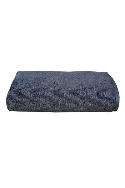 Elmira Textile Συσκευασία 12 πετσετών κομμωτηρίου από μικροΐνες χωρίς βαφή 50x90 γκρι