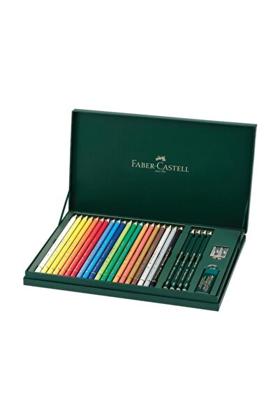 Faber Castell Polychromos Kuru Boya Ve Castell 9000 Hediye Seti