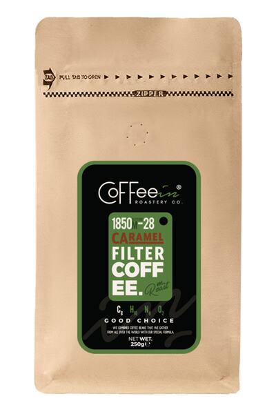 Coffeein Caramel Flavored Filter Coffee 250Gr