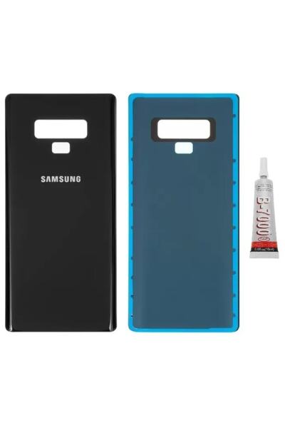 EDA TEKNİK Samsung Galaxy Note 9 Arka Pil Kapağı Siyah (b7000 15ml Hediyeli)