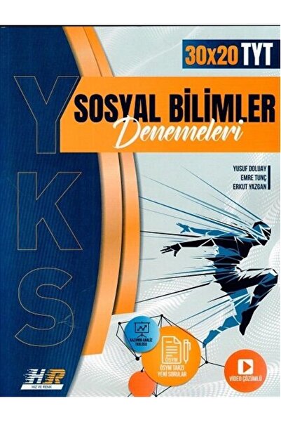 Hız ve Renk Yayınları Yayınları Tyt Sosyal Bilimler 30 X 20 Denemeleri 2024-2025