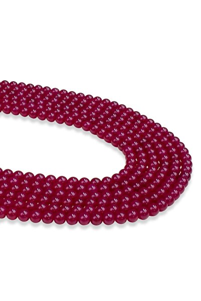 Dünya Doğal Taş Σειρά από φυσική πέτρα ρουμπινί 6 mm