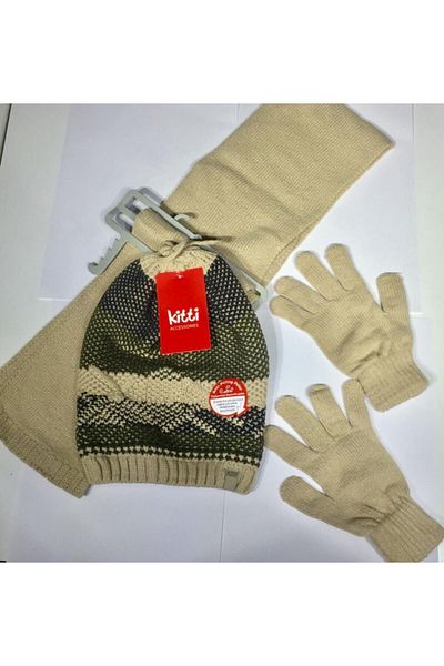 Kitti Set mănuși cu eșarfă triplă pentru 9-15 ani K2180-10