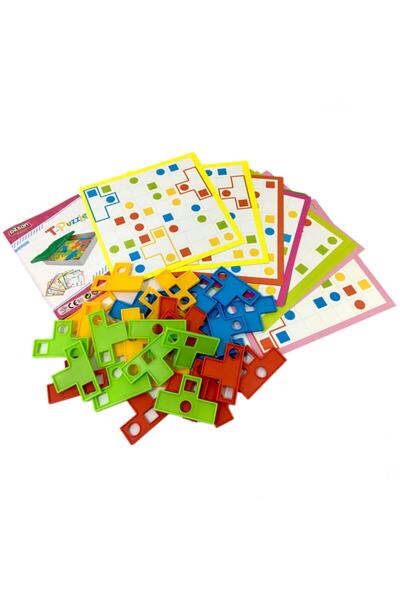 PİLSAN Educational puzzle Tetris Puzzle with 32 pieces Multicolor