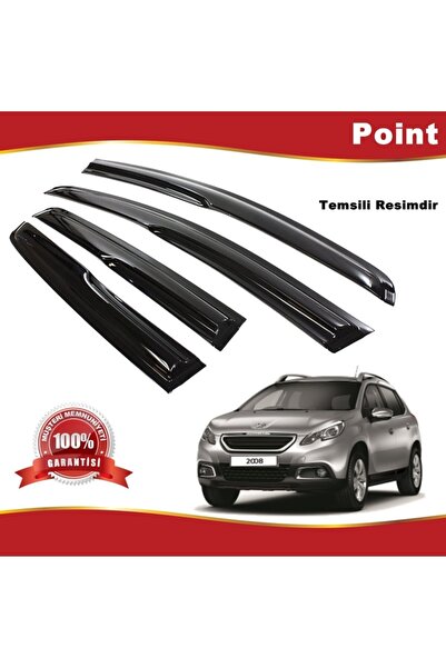 Point Peugeot 2008 Mügen Cam Rüzgarlığı 2012-2019 Arası 4 Lü Takım