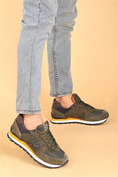 Hammer Jack Ανδρικά αθλητικά παπούτσια Orangev1 Khaki 102-19250-