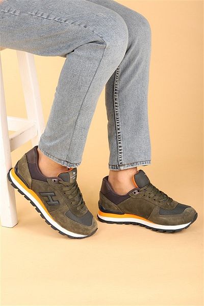 Hammer Jack Ανδρικά αθλητικά παπούτσια Orangev1 Khaki 102-19250-