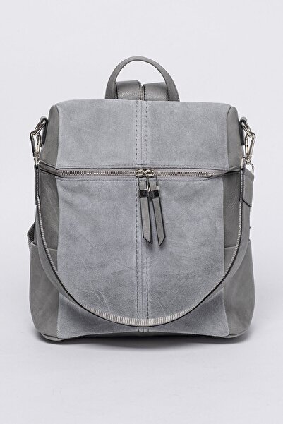 Jacquline Kadın Gri Sırt Çantası
