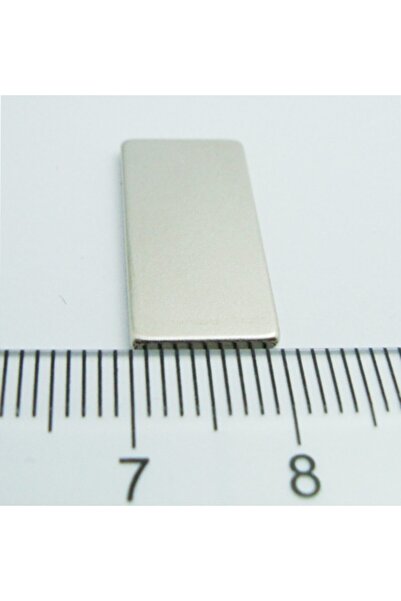 Dünya Magnet 40 Adet 20x10x1,5mm Dikdörtgen Neodyum Mıknatıs