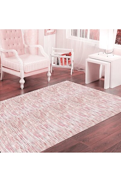 Resmiro Abstract Pudra Desenli Dijital Baskılı Halı
