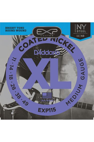 Daddario D'Addario Exp115 - Nickel Tip, Medium/Blues/Jazz, 11-49 Χορδές ηλεκτρικής κιθάρας