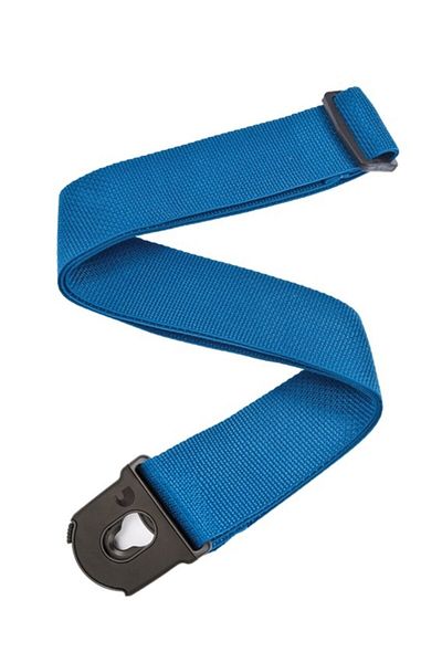 Daddario Polypropylene Planet Lock Straps Pwspl202 - Blue Locking Guitar Strap