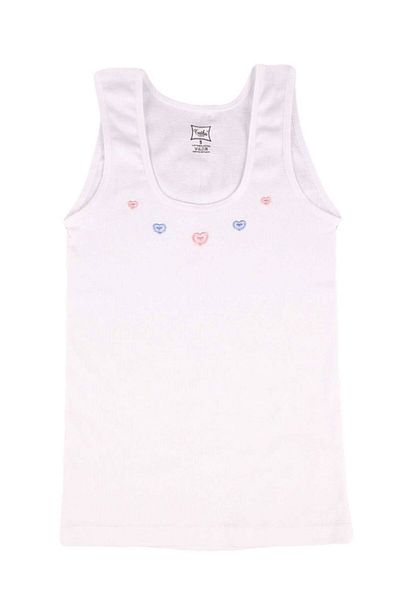 Tutku Tricou de damă cu bretele albe 168