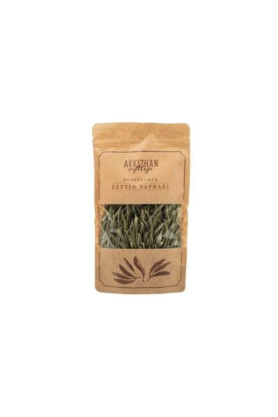 Akkızhan Çiftliği Kurutulmuş Zeytin Yaprağı 50 Gr