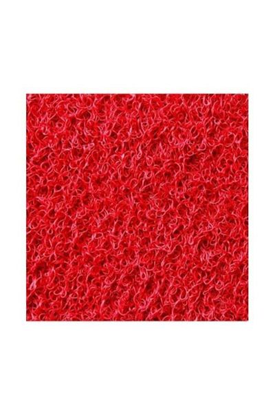 AKSEREN 120 X 250 Cm 14mm PVC Anti-Slip Red Curly Mat
