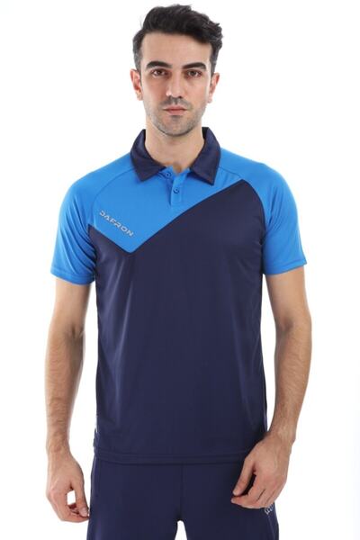 Dafron Unisex Lacivert Space Kamp Polo Yaka T-shırt