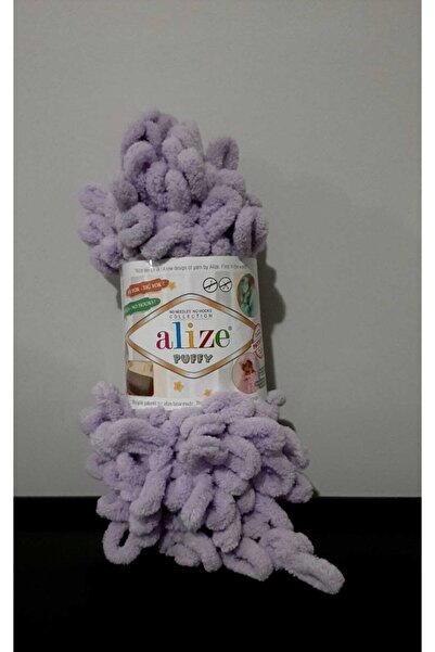ülkem hobi evi ve tuhafiye Light Lilac Puffy 27 5 Pieces Alize-Pff-03