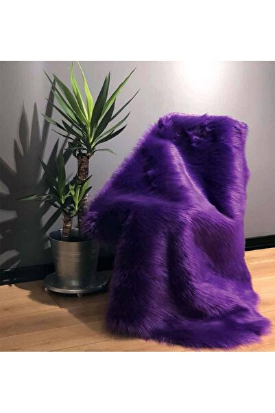 IDA Home Decor Dikdortgen Mor Renkte Post Hali