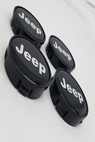 YED Jant Göbeği Jeep 65/60 60mm Yuva 4 Lü Set Siyah Plasto