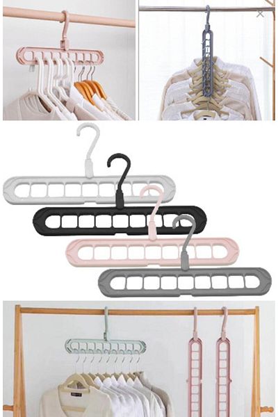 Gondol Plastik Black Hanger