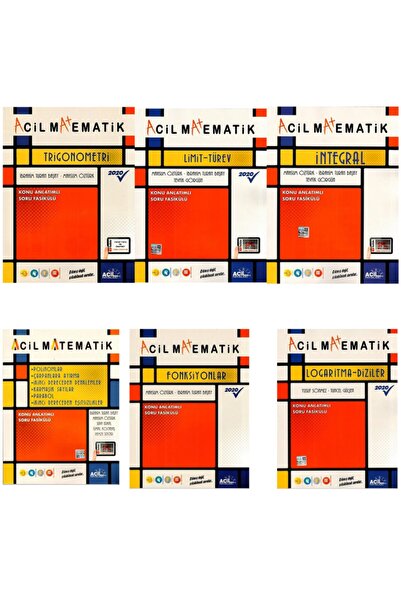 Acil Yayınları 9,10,11 Acil 2024 Acil Ayt Matematik Fasikül Set 4 LÜ